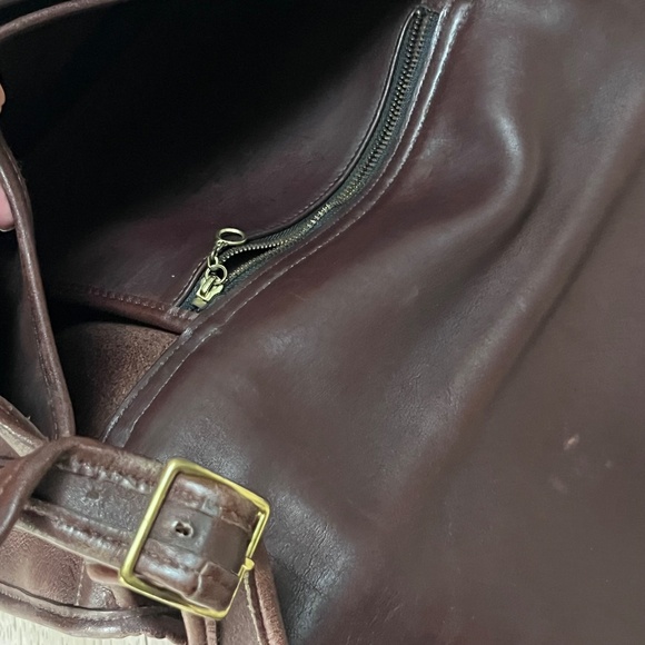 Vintage Coach Dark Brown Messenger bag - Picture 8 of 10